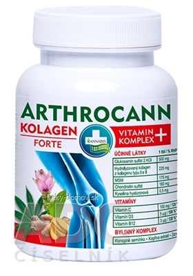 Annabis ARTHROCANN KOLAGÉN Forte VITAMÍN Komplex tbl 1x60 ks