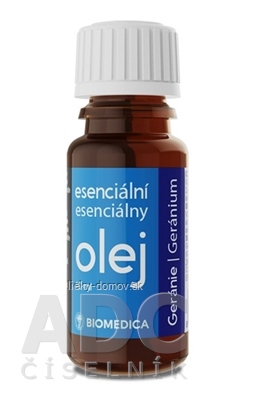 BIOMEDICA Esenciálny olej Geránium olej 1x10 ml