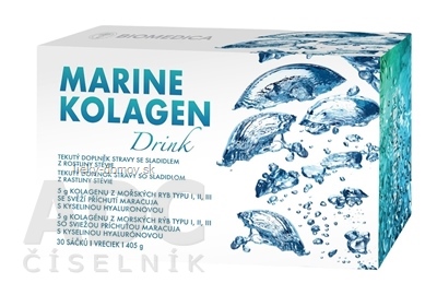 BIOMEDICA MARINE KOLAGEN Drink vrecúška 30x13,5g (405 g)