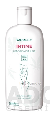Cannaderm INTIME umývacia emulzia na intímnu hygienu 1x200 ml