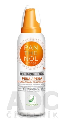 omega PANTHENOL 9% ALOE VERA chladivá pena po opaľovaní v spreji 1x200 ml