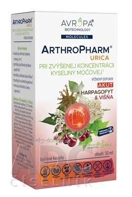 AVROPA ArthroPharm Urica bylinné kvapky 1x50 ml