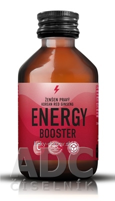 ENERGY BOOSTER KOREAN RED GINSENG ovocná šťava so žeňšeňom pravým 1x100 ml