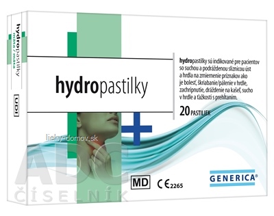 GENERICA hydropastilky mäta 1x20 ks