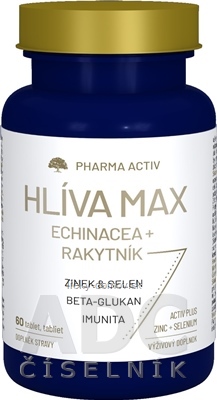 Pharma Activ HLIVA MAX Echinacea + Rakytník tbl 1x60 ks