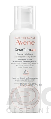 AVENE XeraCalm A.D Relipidačný balzam veľmi suchá koža (sterile cos.) 1x400 ml