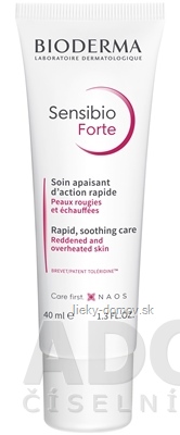 BIODERMA Sensibio Forte krém, citlivá, podráždená a začervenaná pokožka 1x40 ml
