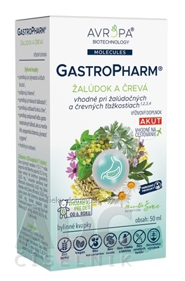 AVROPA GastroPharm bylinné kvapky 1x50 ml