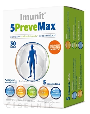 Imunit 5PreveMax tbl (s nukleotidami a betaglukánom) 1x30 ks