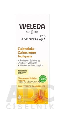 WELEDA NECHTÍKOVÁ zubná pasta (Calendula-Zahncreme) 1x75 ml