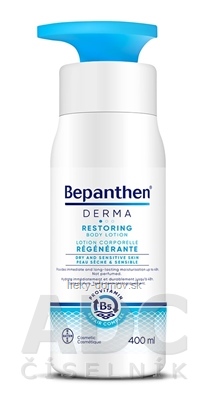 Bepanthen DERMA RESTORING BODY LOTION hydratačné a vyživujúce telové mlieko 1x400 ml