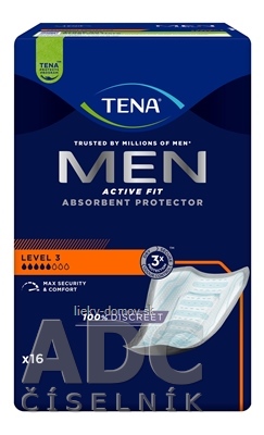 TENA Men Level 3 inkontinenčné vložky pre mužov 1x16 ks