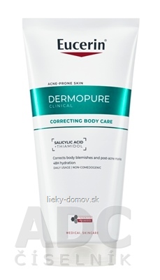 Eucerin DERMOPURE CLINICAL Telový krém pleť so sklonom k akné 1x200 ml