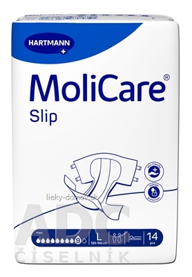 MoliCare Slip Maxi 9 kvapiek L zalepovacie inkontinenčné nohavičky, 120 - 150 cm, 3 798 ml, 1x14 ks