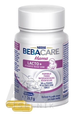 BEBACARE Mama LACTO+ cps (senovka grécka)(inov. 2024) 1x28 ks