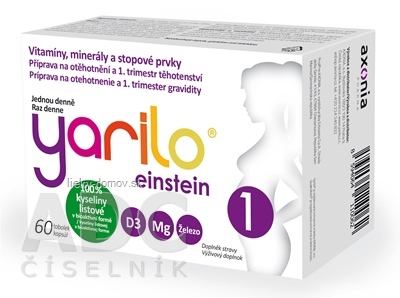 YARILO einstein 1 cps (príprava na tehotenstvo a 1. trimester) 1x60 ks