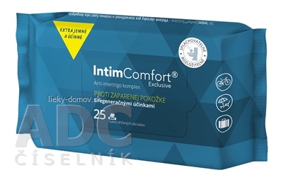 INTIMComfort Vlhčené obrúsky multipack anti-intertrigo komplex 1x25 ks