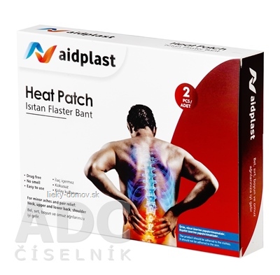 Aidplast Hrejivá náplasť 9,5 x 13 cm, 1x2 ks