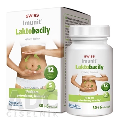 SWISS Imunit LAKTOBACILY cps 30+6 zadarmo (36 ks)