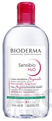 BIODERMA Sensibio H2O micelárna voda pre citlivú pleť (inov.2024) 1x500 ml