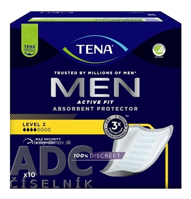 TENA Men Level 2 inkontinenčné vložky pre mužov 1x10 ks