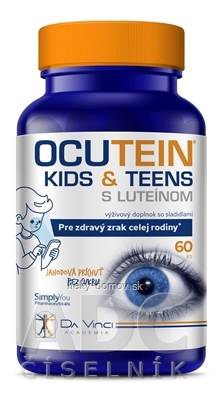Ocutein Kids & Teens s luteínom - DA VINCI želé 1x60 ks