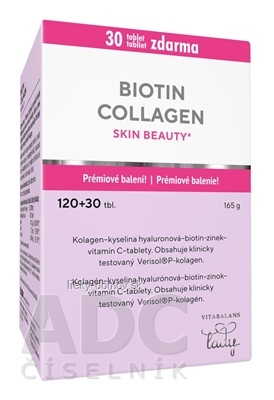Vitabalans BIOTIN COLLAGEN tbl 120+30 zdarma (150 ks)