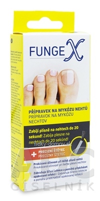 FungeX Prípravok na mykózu nechtov liečivý lak na nechty 1x5 ml