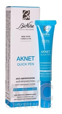 BioNike AKNET Quick pen proti nedokonalostiam, na seboreickú pleť so sklonom k akné 1x10 ml