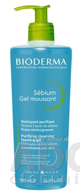 BIODERMA Sébium Gel moussant čistiaci penivý gél, s pumpou 1x500 ml