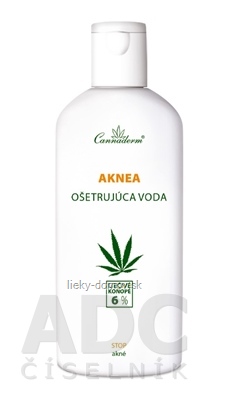 Cannaderm AKNEA ošetrujúca voda na akné 1x200 ml