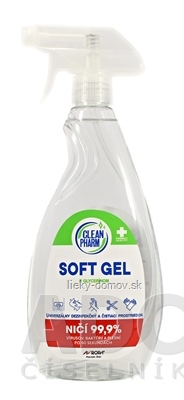 AVROPA CleanPharm SOFT GEL univerzálny dezinfekčný a čistiaci prostriedok 1x500 ml