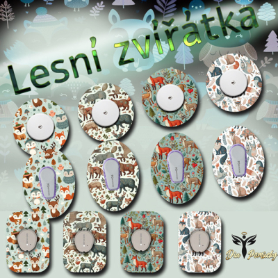 NÁPLASŤ DEXCOM G7 LESNÉ ZVIERATKÁ
